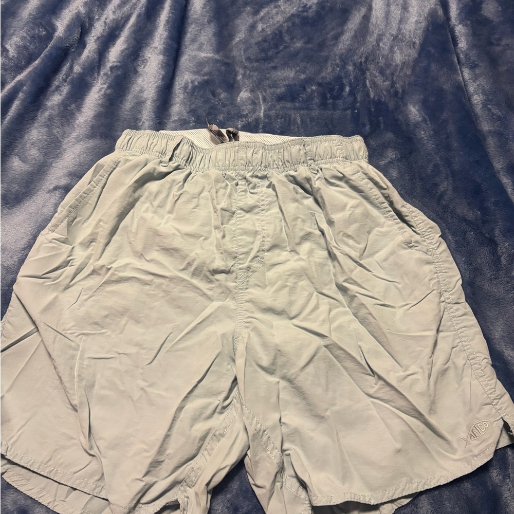 AFTCO Men's Light Blue Athletic Shorts